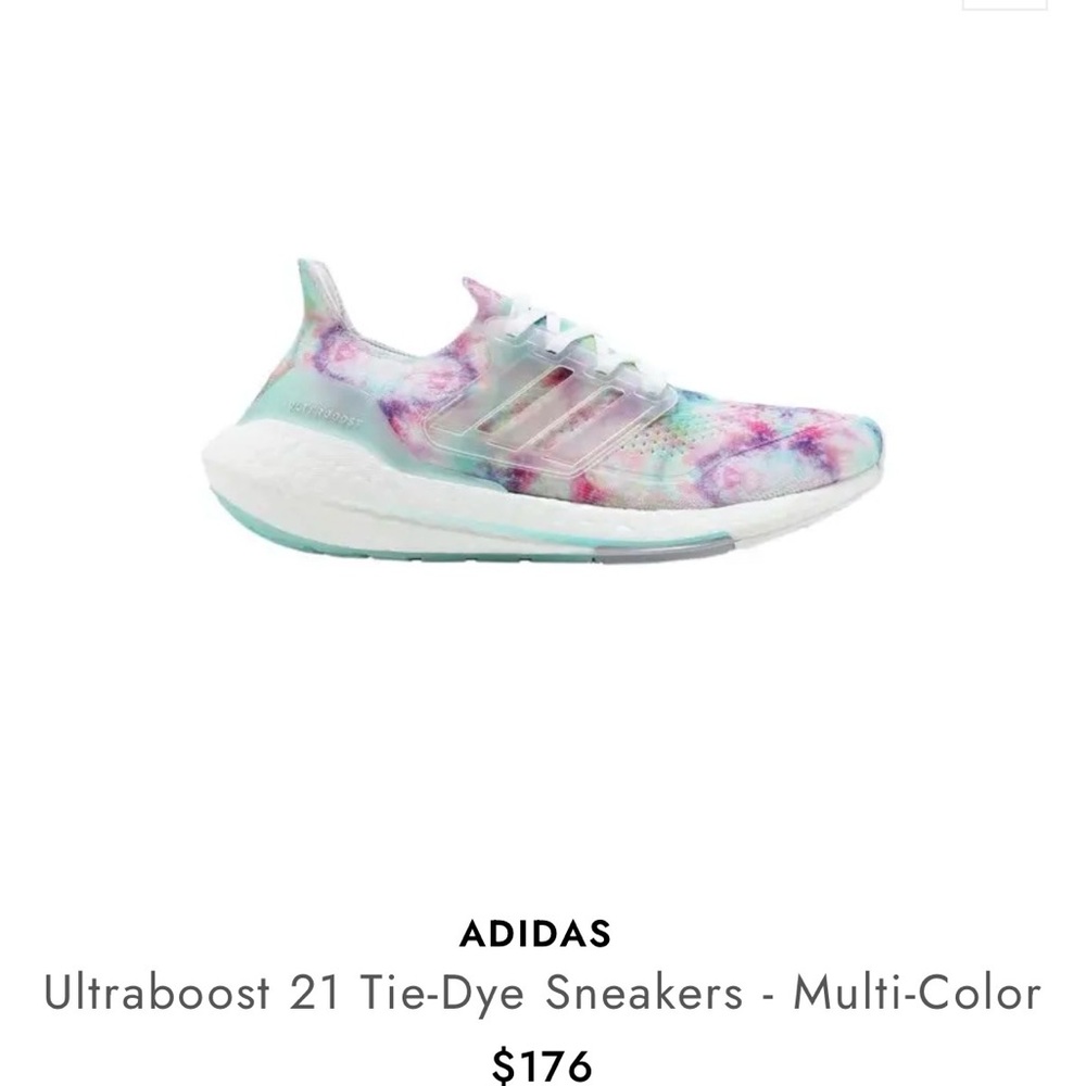 Adidas Ultraboost 21 Multicolor Tie-Dye Shoes